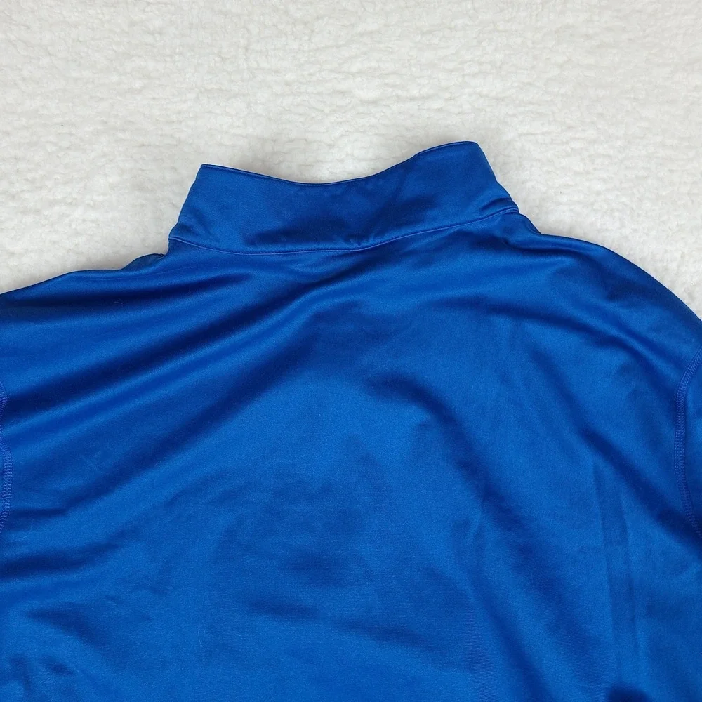 Nike Running Sweater Mens XL Blue Dri Fit Trainer Performance Tech Golf‎ *